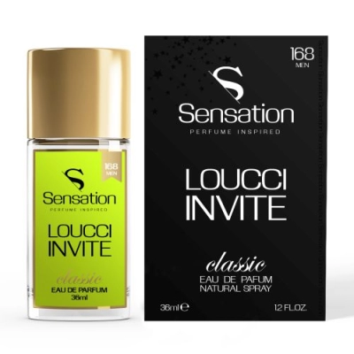Sensation 168 Loucci Invite - męska woda perfumowana 36 ml