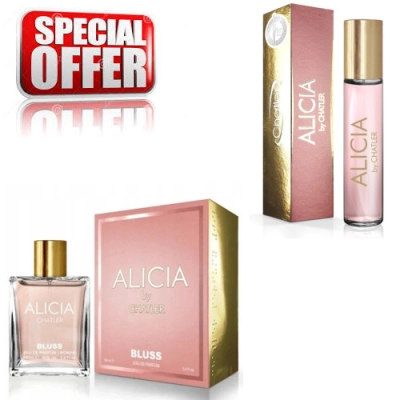 Chatler Alicia Bluss - zestaw promocyjny, woda perfumowana 100 ml + woda perfumowana 30 ml