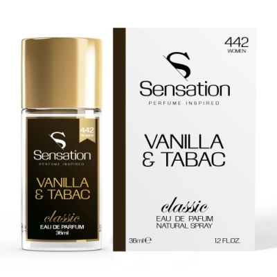 Sensation 442 Vanilla & Tabac - damska woda perfumowana 36 ml