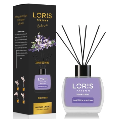 Loris Lawenda & Piżmo, Patyczki zapachowe - 120 ml